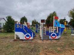 Монтаж детской площадки Совьяки