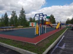 Монтаж бесшовного резинового покрытия в городе Орле