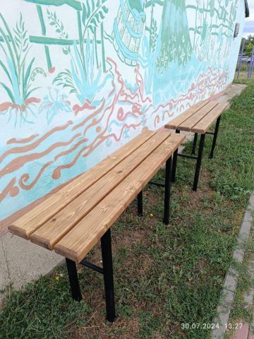 Монтаж детской горки и скамеек 2024